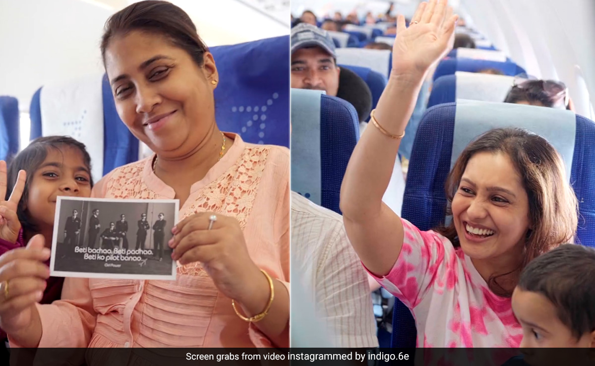 <i>''Beti Ko Pilot Banao''</i>: Indigo Pilot's Special Announcement On Mother's Day Goes Viral