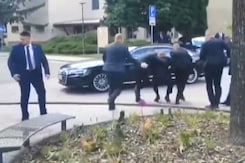 Video: How Slovak PM's Bodyguards Evacuated Him After He Was Shot Video: How Slovak PM's Bodyguards Evacuated Him After He Was Shot