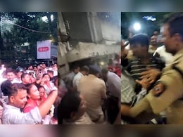 VIDEO : मुलुंडमध्ये जबरदस्त राडा! ठाकरे गटाच्या कार्यकर्त्यांनी भाजपचं ऑफिस फोडले, नेमकं काय घडलं?