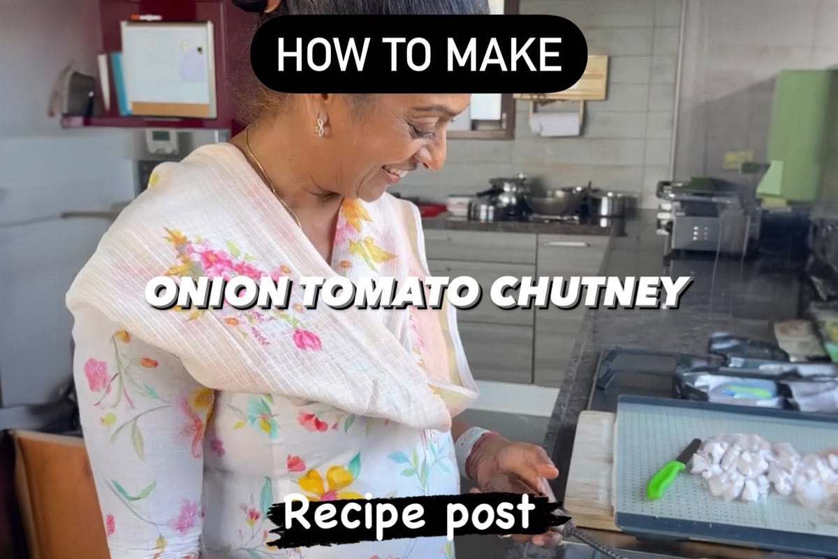 Aruna Mucherla's Easy and Delicious Chatpata Onion Tomato Chutney Recipe