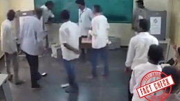 Did A Congress MLA Vandalise EVM Inside Andhra Polling Booth? A Fact Check