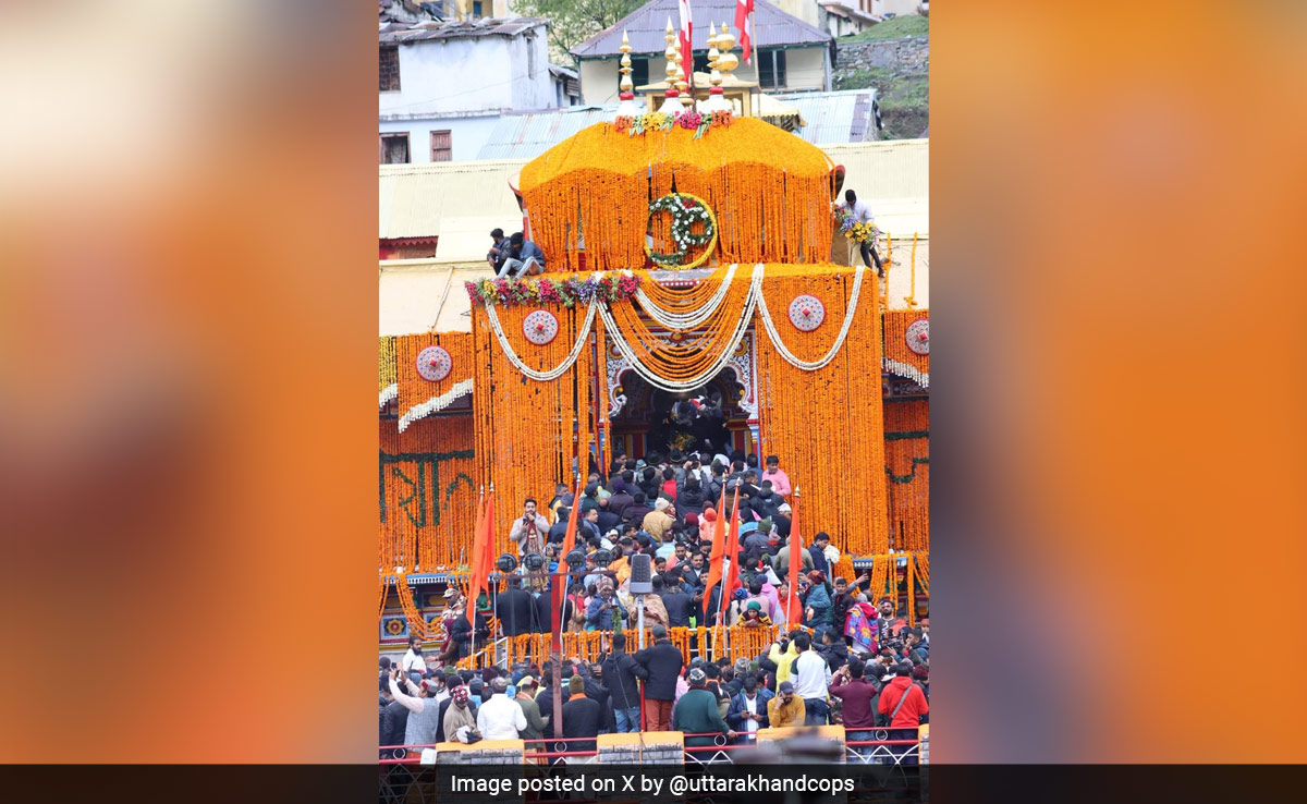 Char Dham Yatra 2024: Doors Of Badrinath Temple Open For Devotees