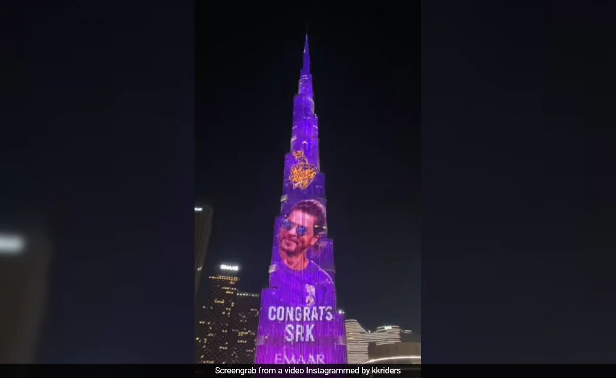 KKR On Top Of The World: How Shah Rukh Khan's Team Lit Up Dubai's Burj Khalifa