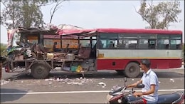 भरतपुर में बड़ा हादसा, जयपुर-आगरा हाईवे पर यूपी रोडवेज बस ने ट्रक में मारी टक्कर, 5 महिलाओं की मौत, 12 घायल