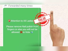 Fact Check: Message Claiming Women With Nail Polish Won't Be Allowed To Vote Is Fake