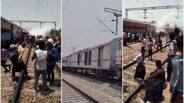 Rajasthan: साबरमती एक्सप्रेस से अचानक निकलते धुएं से मचा हड़कंप, ट्रेन से नीचे उतरे यात्री