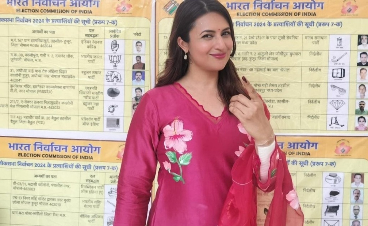 Election 2024: मुंबई से भोपाल वोट डालने के लिए पहुंचीं टीवी एक्ट्रेस दिव्यंका त्रिपाठी, इन एक्टर्स ने भी दिया अपना वोट