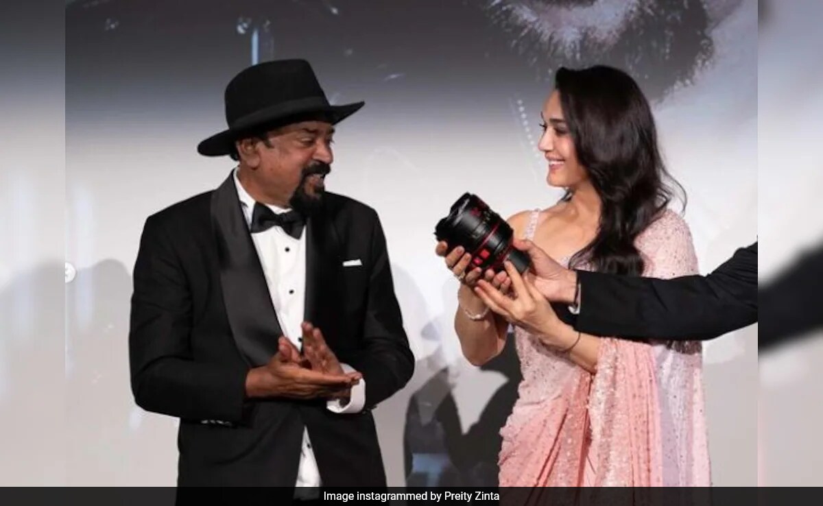 Cannes 2024: To Pierre Angenieux ExcelLens Winner Santosh Sivan, Love From Preity Zinta