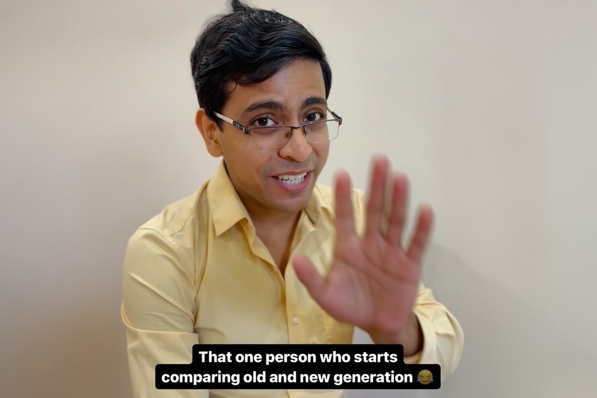 Abhijeet Kain's Hilariously Highlights the Truth of Generational Comparison
