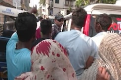 NDTV Captures Stone Attack On Dilip Ghosh's Convoy In Hot Bengal Seat NDTV Captures Stone Attack On Dilip Ghosh's Convoy In Hot Bengal Seat