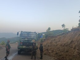J&K Air Force Convoy Attack: Massive Search Op To Trace Terrorists Begins J&K Air Force Convoy Attack: Massive Search Op To Trace Terrorists Begins