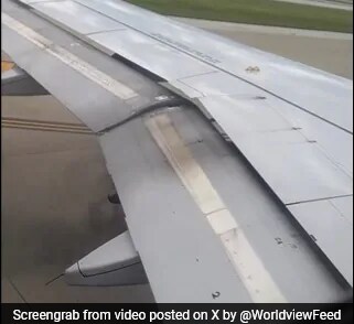 Watch: United Airlines Plane Engine Catches Fire Moments Before Takeoff