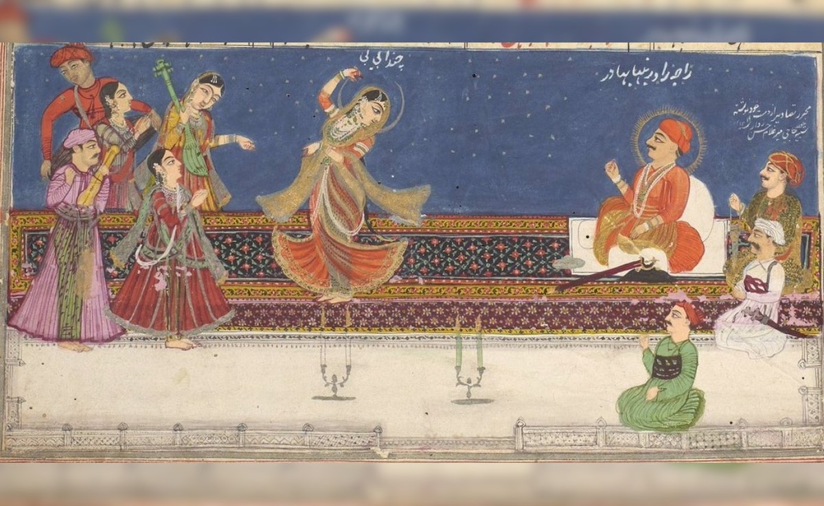 Mah Laqa Bai in the court of Raja Rao Rambha Bahadur Mah Laqa Bai in the court of Raja Rao Rambha Bahadur