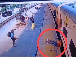Rajasthan: 'जाको राखे साइयां मार सके ना कोई'..ट्रेन से प्लेटफॉर्म पर गिरे युवक की RPF के जवान ने बचाई