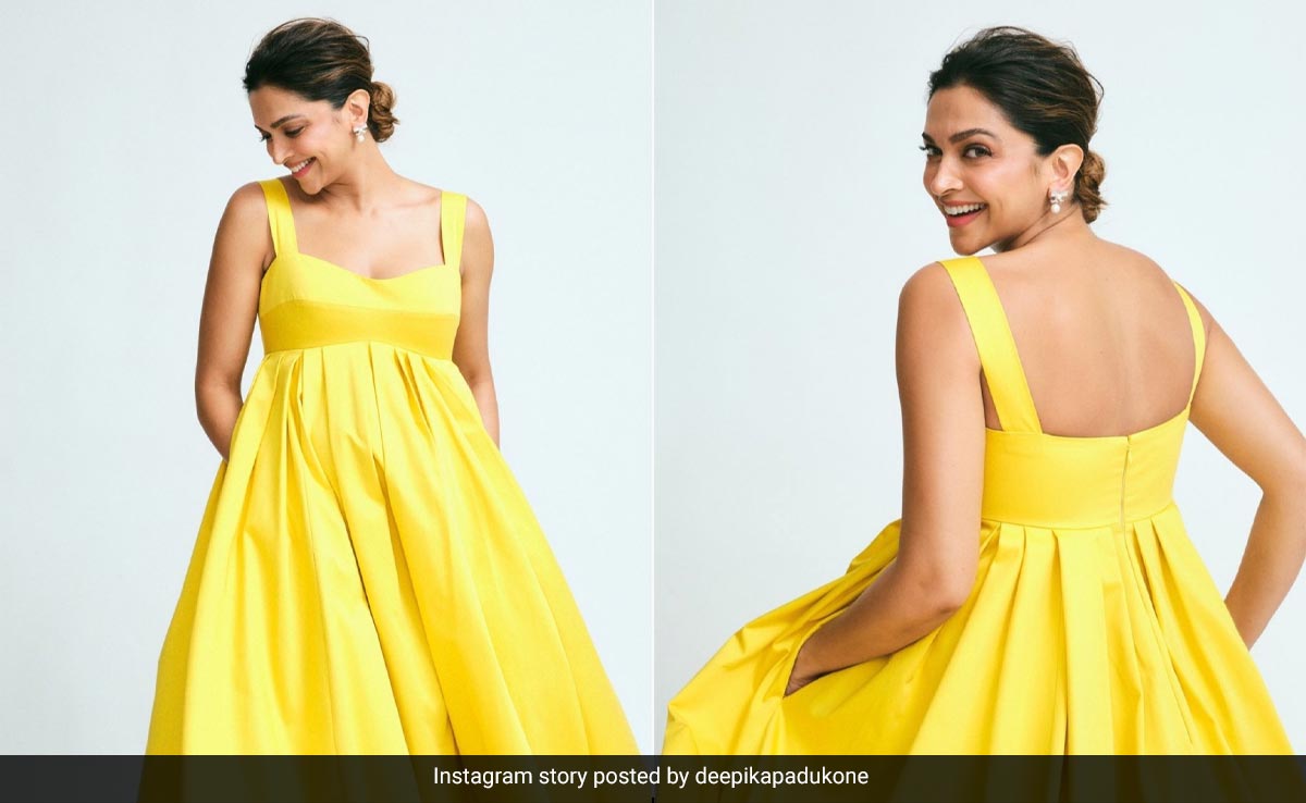 Mom-To-Be Deepika Padukone Is A Ray Of Sunshine In A Gorgeously Sunny Maternity Chic Midi Dress