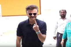 Actor Anil Kapoor Casts His Vote At A Polling Booth In Mumbai Actor Anil Kapoor Casts His Vote At A Polling Booth In Mumbai