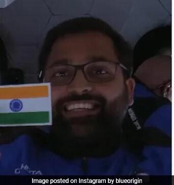 Watch: India's First Space Tourist Gopichand Thotakura Shows Off Indian Flag During Flight - Vimarsana News