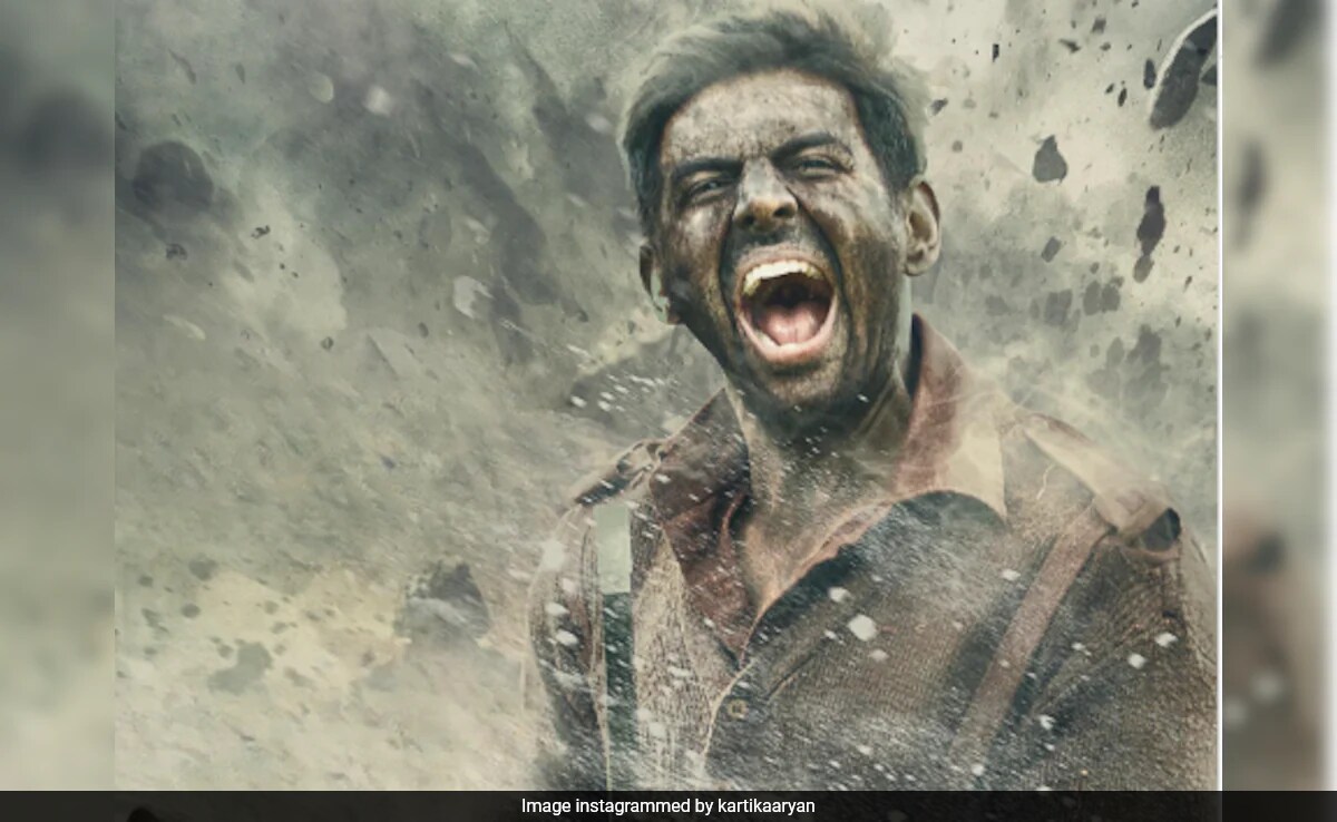 <i>Chandu Champion</i> New Poster: Kartik Aaryan Shares A Glimpse From His "Single Take War Sequence"
