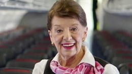 "Fly High, Bette": World's Longest-Serving Flight Attendant Dies At 88