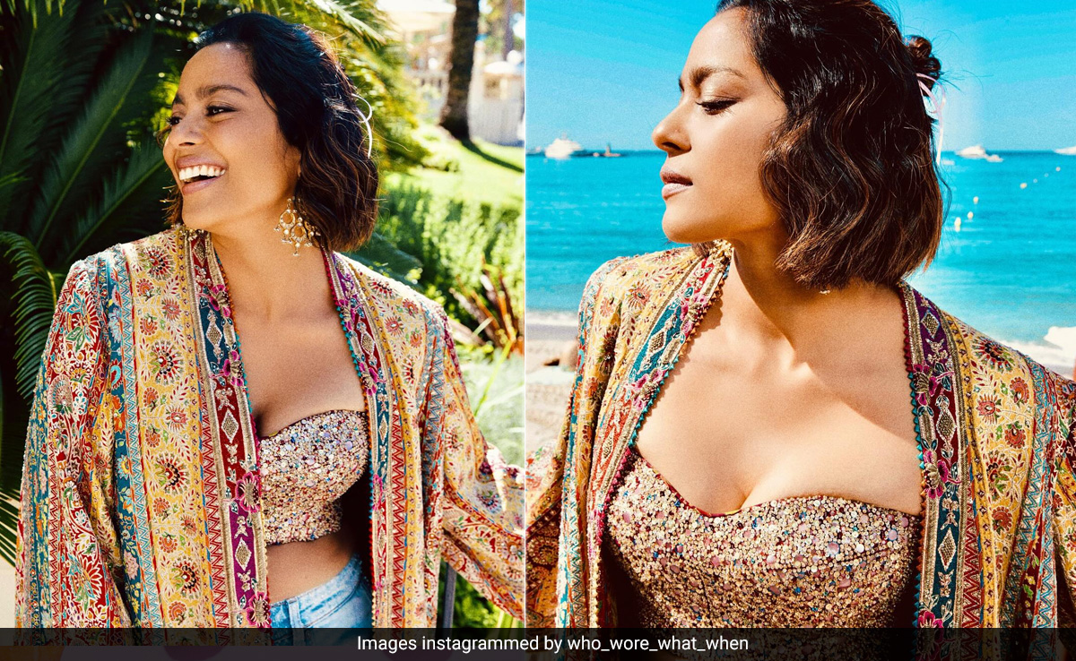 Cannes 2024: Shahana Goswami Slays In A Glitzy Boho-Chic Outfit By Tarun Tahiliani