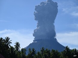 Indonesia's Mount Ibu Erupts Again, Sends Ash Tower 5 km Into Sky Indonesia's Mount Ibu Erupts Again, Sends Ash Tower 5 km Into Sky