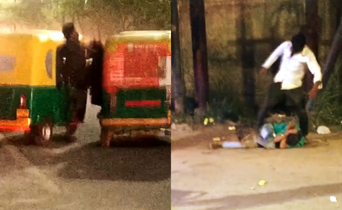 Drunk Men Fight On Noida Road, Auto Drivers Clash Over Ride. Videos Viral