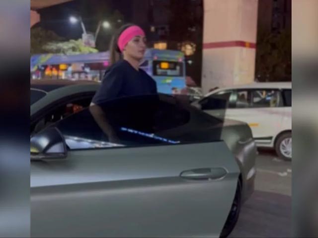 Delhi's 'Vada Pav Girl' Chandrika Dixit Flaunts Her New Ride - A Ford Mustang