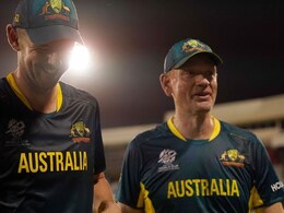 Chief Selector, Head Coach Take Field As 9-Man Australia Win T20 WC Warm-Up Game Chief Selector, Head Coach Take Field As 9-Man Australia Win T20 WC Warm-Up Game