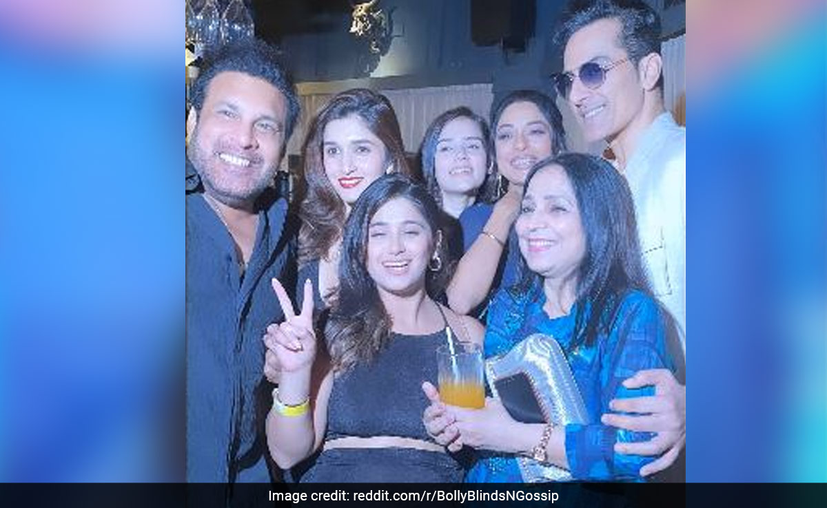 At Rupali Ganguly's Belated Birthday Bash: Sudhanshu Pandey, Satish Shah, Arjun Bijlani And Others