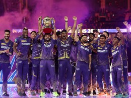 IPL 2024 : कोलकाताने 10 वर्षानंतर पटकावलं आयपीएलचं जेतेपद, हैदराबादचा 8 विकेट्सने पराभव IPL 2024 : कोलकाताने 10 वर्षानंतर पटकावलं आयपीएलचं जेतेपद, हैदराबादचा 8 विकेट्सने पराभव