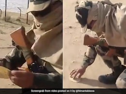 राजस्थान में गर्मी का टॉर्चर, तपती रेत पर BSF के जवान ने सेंका पापड़, देखें वायरल वीडियो