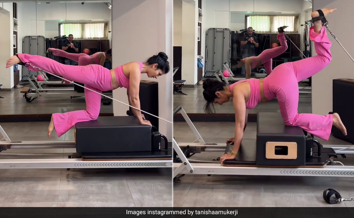 With Tanishaa Mukerji's Pilates Session, It's "Transformation Time Everyday"