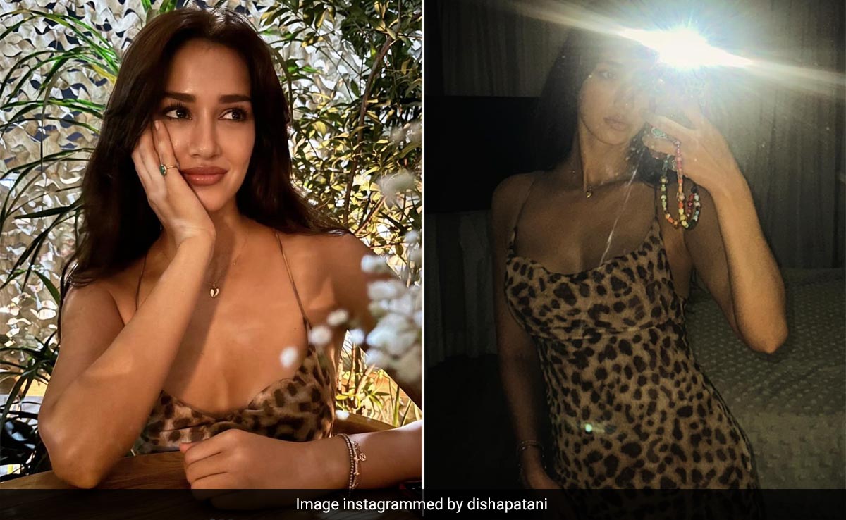 Disha Patani's Leopard Print Dress Is A Refreshing Break From The Daily Little Black Dress Fever
