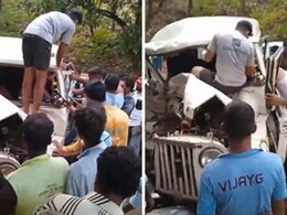 जव्हारमध्ये दोन गाड्यांचा भीषण अपघात, तिघांचा मृत्यू; 11 जखमी