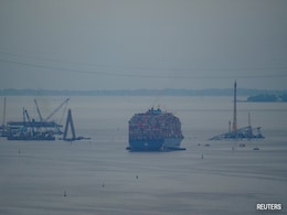With Indian Crew On Board, Ship That Hit Baltimore Bridge Towed To Port With Indian Crew On Board, Ship That Hit Baltimore Bridge Towed To Port