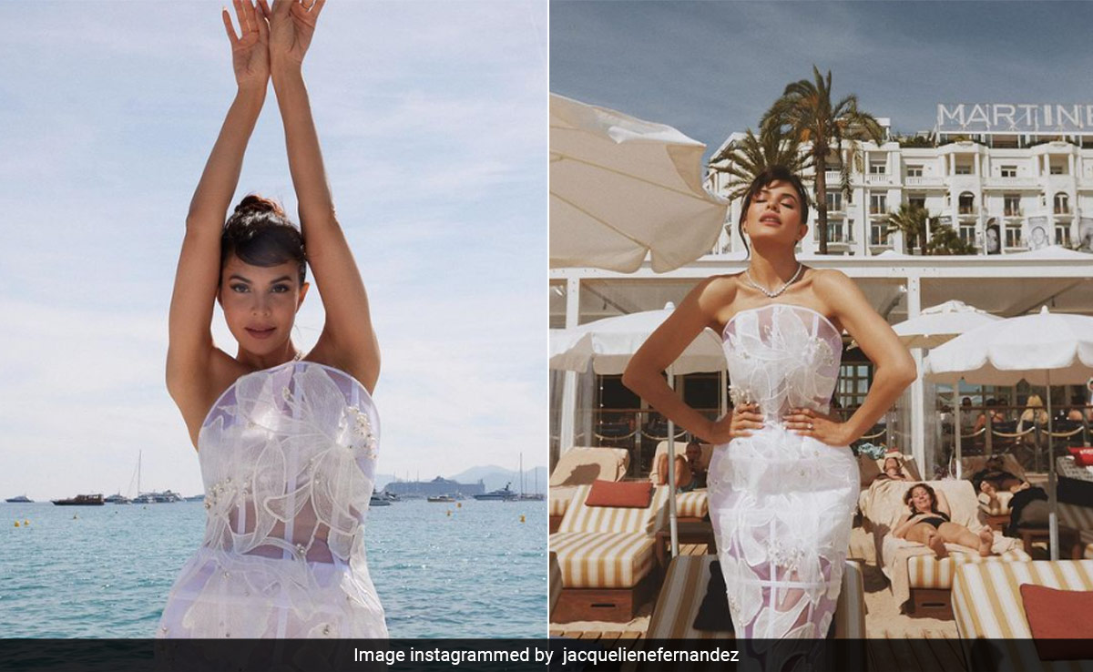 How Jacqueliene Fernandez Lit Up The Streets Of Cannes. See Stunning Pics
