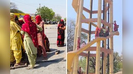 पूर्व मंत्री बृजेन्द्र ओला के गांव में पानी की हाहाकार, टंकी पर चढ़ीं महिलाएं तो कहीं रोड जामकर जताया कड़ा विरोध
