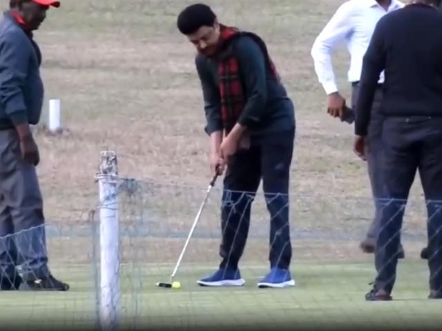 Tamil Nadu Chief Minister MK Stalin Plays Golf At Kodaikanal Golf Course