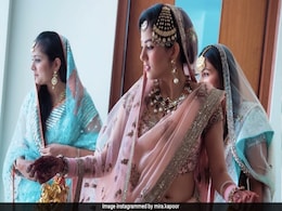 A Look At Mira Rajput's Wedding Throwback Photo In Her Pink Anamika Khanna Bridal <i>Lehenga</i> A Look At Mira Rajput's Wedding Throwback Photo In Her Pink Anamika Khanna Bridal <i>Lehenga</i>