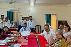Raebareli Lok Sabha | Rahul Gandhi Files Nomination From Raebareli, Accompanied By Sonia Gandhi Raebareli Lok Sabha | Rahul Gandhi Files Nomination From Raebareli, Accompanied By Sonia Gandhi