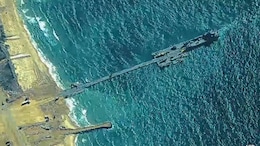 US Aid Pier Removed From Gaza "Due To High Sea States": Pentagon