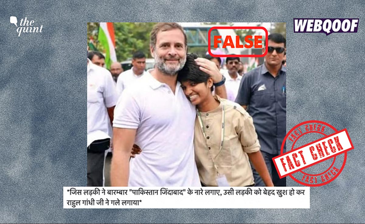 Fact Check: Did Rahul Gandhi Meet Controversial Activist Amulya Leona?