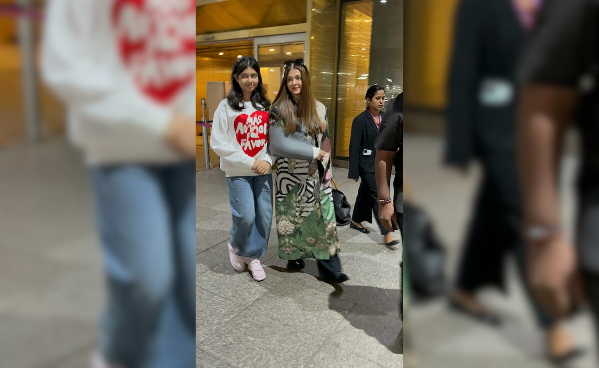 Done With Cannes, Aishwarya Rai Bachchan And Daughter Aaradhya Fly Back To Mumbai