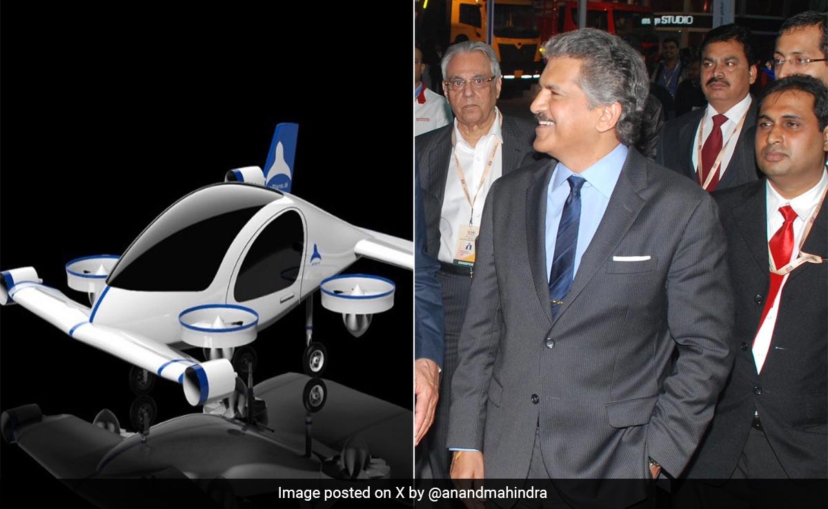 Anand Mahindra's Praise For IIT-Madras Startup That Will Develop Flying Electric Taxi