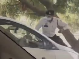 Video: Delhi Man Drives With Traffic Cop On Bonnet, Let Off With A Challan