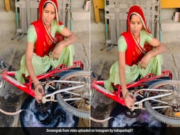 महिला ने घर बैठे सिर्फ एक साइकिल से बना डाली वॉशिंग मशीन, जुगाड़ देख लोग बोले- दीदी की निंजा टेक्निक महिला ने घर बैठे सिर्फ एक साइकिल से बना डाली वॉशिंग मशीन, जुगाड़ देख लोग बोले- दीदी की निंजा टेक्निक
