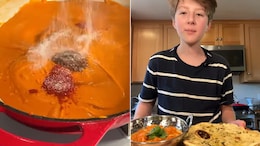 "Every Mom's Dream Child": Young Cook Making Butter Chicken And Naan Impresses Desis