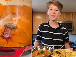 "Every Mom's Dream Child": Young Cook Making Butter Chicken And Naan Impresses Desis