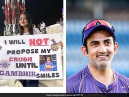 Gautam Gambhir Responds After KKR Fan Girl's Viral Plea: "Will Not Propose..."