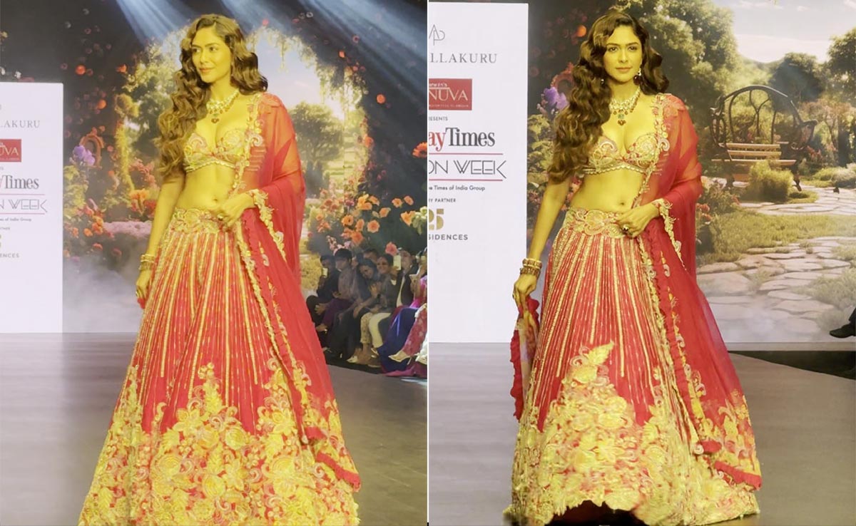 Mrunal Thakur's Bright Pink <i>Lehenga</i> Is Befitting For A Royal Bride-To-Be